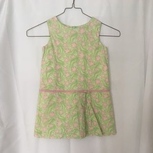 Vineyard Vines girls mint green and pink dress